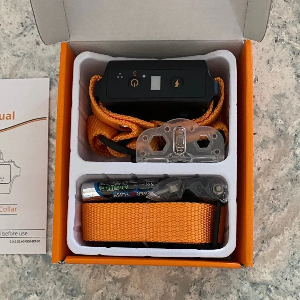BEFOND Orange Dog Bark Control Collar